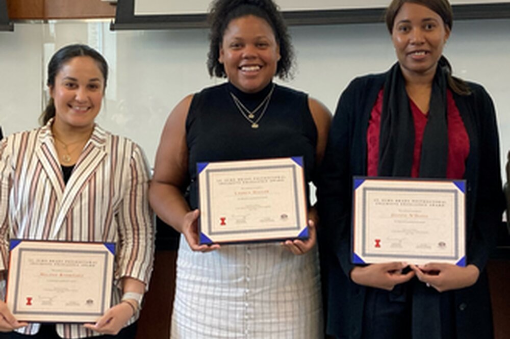 The 2023 SEBPIES speakers, from left, Dr. Melanie Rodriguez, Dr. Lauren Hagler, and Dr. Jeanne N'Diaye