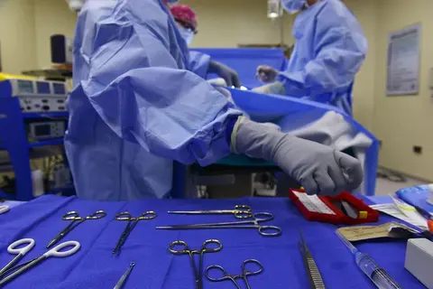 nurse in surgery