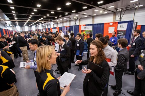 Engineering Career Fair at the Activities and Recreation Center.