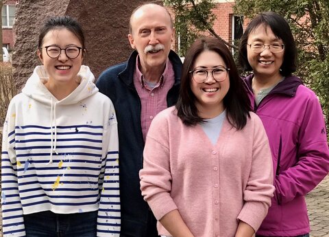 Left to right: Collete Xu, Dean Olson, Nikki Duay and Lingyang Zhu - March 2023