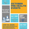 October pre-health flyer