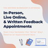 The Writers Workshop is offering in-person, live online & written feedback appointments. Start your semester the "write" way! Reserve an appointment now 
