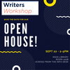 Writers workshop flyer. Information is in body of the page.