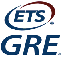 Logo of the ETS GRE exam