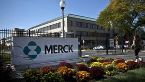 Picture of Merck sign