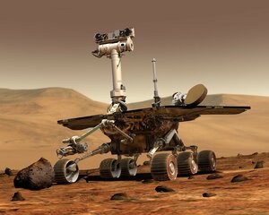 Image of Mars Rover on the planet Mars. Image by WikiImages from Pixabay