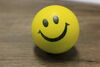 a smiley face stress ball