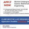 Clare Boothe Luce scholarship flyer. Information from flyer is in text of website. 