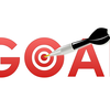 Picture of the word GOAL in red with the zero having concentric circles with a black dart in the bullseye Image by Tumisu from Pixabay