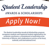 Student Leadership Awards Apply now! The Student Leadership Awards & Scholarships program recognizes students and registered student organizations for academic excellence, a commitment to leadership at the University of Illinois, and a dedication to service at the local, national, and international level.